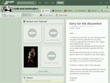 Tablet Screenshot of nude-and-seminude.deviantart.com