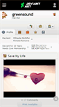 Mobile Screenshot of greensound.deviantart.com