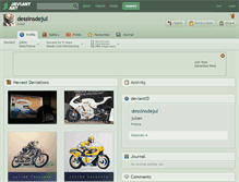 Tablet Screenshot of dessinsdejul.deviantart.com