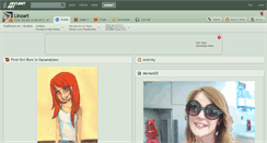 Desktop Screenshot of linzart.deviantart.com