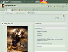 Tablet Screenshot of highwaystar00.deviantart.com