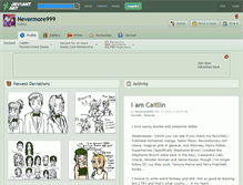 Tablet Screenshot of nevermore999.deviantart.com