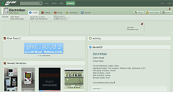 Desktop Screenshot of electricrain.deviantart.com