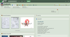 Desktop Screenshot of cloudscythe.deviantart.com