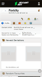 Mobile Screenshot of foxicity.deviantart.com