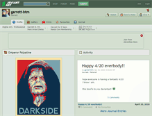 Tablet Screenshot of garrett-btm.deviantart.com