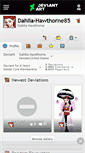 Mobile Screenshot of dahlia-hawthorne85.deviantart.com