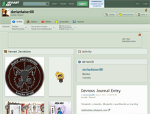 Tablet Screenshot of doriankaiser88.deviantart.com