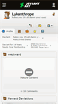 Mobile Screenshot of lykanthrope.deviantart.com