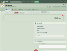 Tablet Screenshot of fractalside.deviantart.com