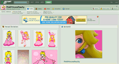 Desktop Screenshot of pinkprincesspeachy.deviantart.com