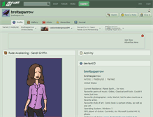 Tablet Screenshot of breitasparrow.deviantart.com