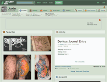 Tablet Screenshot of libudas.deviantart.com