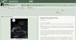 Desktop Screenshot of mocattu.deviantart.com
