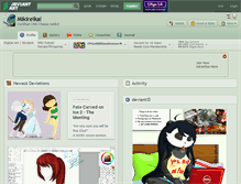 Tablet Screenshot of mikireikai.deviantart.com