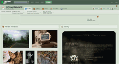 Desktop Screenshot of crimsonsakura12.deviantart.com