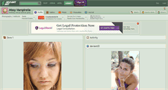 Desktop Screenshot of missy-vampirella.deviantart.com
