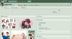 Desktop Screenshot of crazymonkeyz.deviantart.com