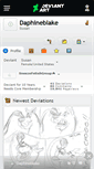 Mobile Screenshot of daphineblake.deviantart.com
