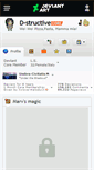 Mobile Screenshot of d-structive.deviantart.com