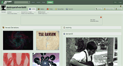 Desktop Screenshot of destroyerofworlds88.deviantart.com