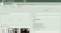 Desktop Screenshot of occupiedneptune.deviantart.com