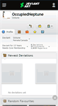 Mobile Screenshot of occupiedneptune.deviantart.com