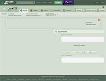 Tablet Screenshot of luxa123.deviantart.com