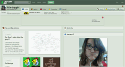 Desktop Screenshot of little-bug-girl.deviantart.com