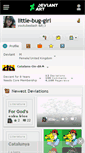 Mobile Screenshot of little-bug-girl.deviantart.com