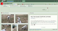 Desktop Screenshot of photograpgyaccount.deviantart.com