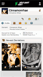 Mobile Screenshot of cinnamonrhae.deviantart.com