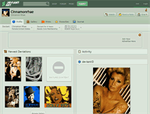 Tablet Screenshot of cinnamonrhae.deviantart.com