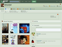 Tablet Screenshot of kthnumber.deviantart.com