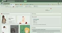 Desktop Screenshot of mkdsingergirl.deviantart.com