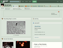 Tablet Screenshot of davarroyo.deviantart.com
