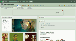 Desktop Screenshot of haruki-murakami.deviantart.com