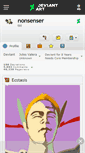 Mobile Screenshot of nonsenser.deviantart.com
