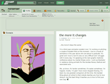 Tablet Screenshot of nonsenser.deviantart.com