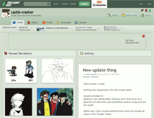 Tablet Screenshot of castle-crasher.deviantart.com