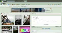 Desktop Screenshot of kinux.deviantart.com