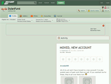 Tablet Screenshot of dylanfurst.deviantart.com