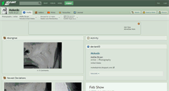 Desktop Screenshot of mokedo.deviantart.com