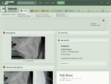 Tablet Screenshot of mokedo.deviantart.com
