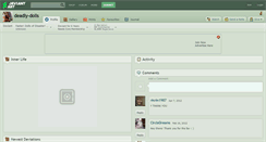 Desktop Screenshot of deadly-dolls.deviantart.com