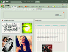Tablet Screenshot of i-unno.deviantart.com
