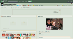 Desktop Screenshot of disturbedladyponiko.deviantart.com