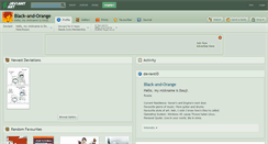Desktop Screenshot of black-and-orange.deviantart.com