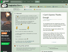 Tablet Screenshot of imagination-flow.deviantart.com