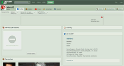 Desktop Screenshot of lebre10.deviantart.com